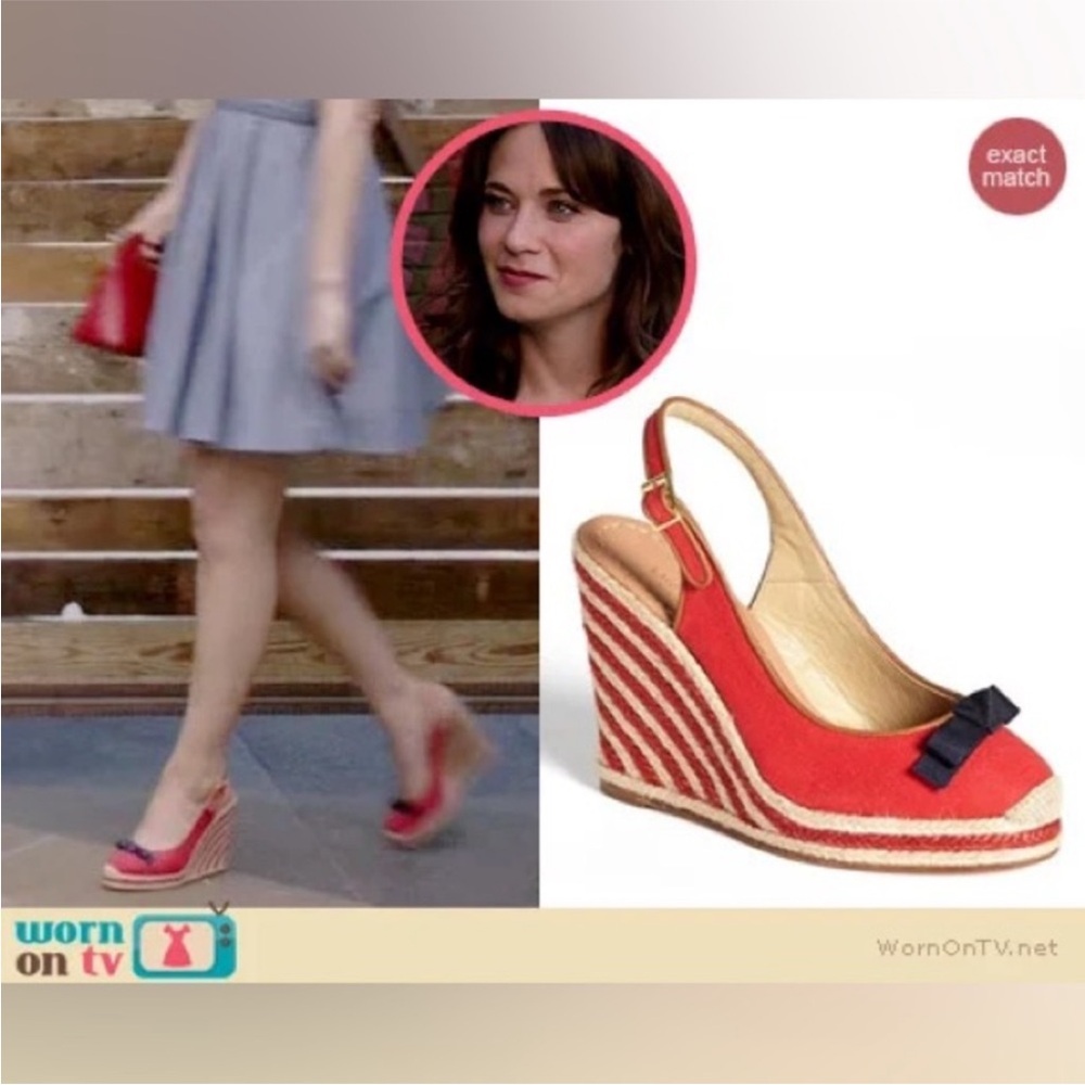 Kate Spade Sweetie Espadrilles ASO Zooey Deschanel 8